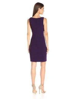 Adrianna Papell - 13261990 Jersey Cowl Neck Sheath Dress Cocktail Dresses
