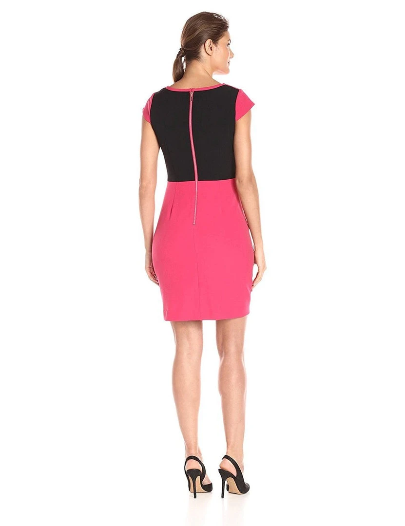 Adrianna Papell - 13263600 Color Block Sheath Dress Cocktail Dresses 4 Adrianna Papell - 13263600 Color Block Sheath Dress Cocktail Dresses