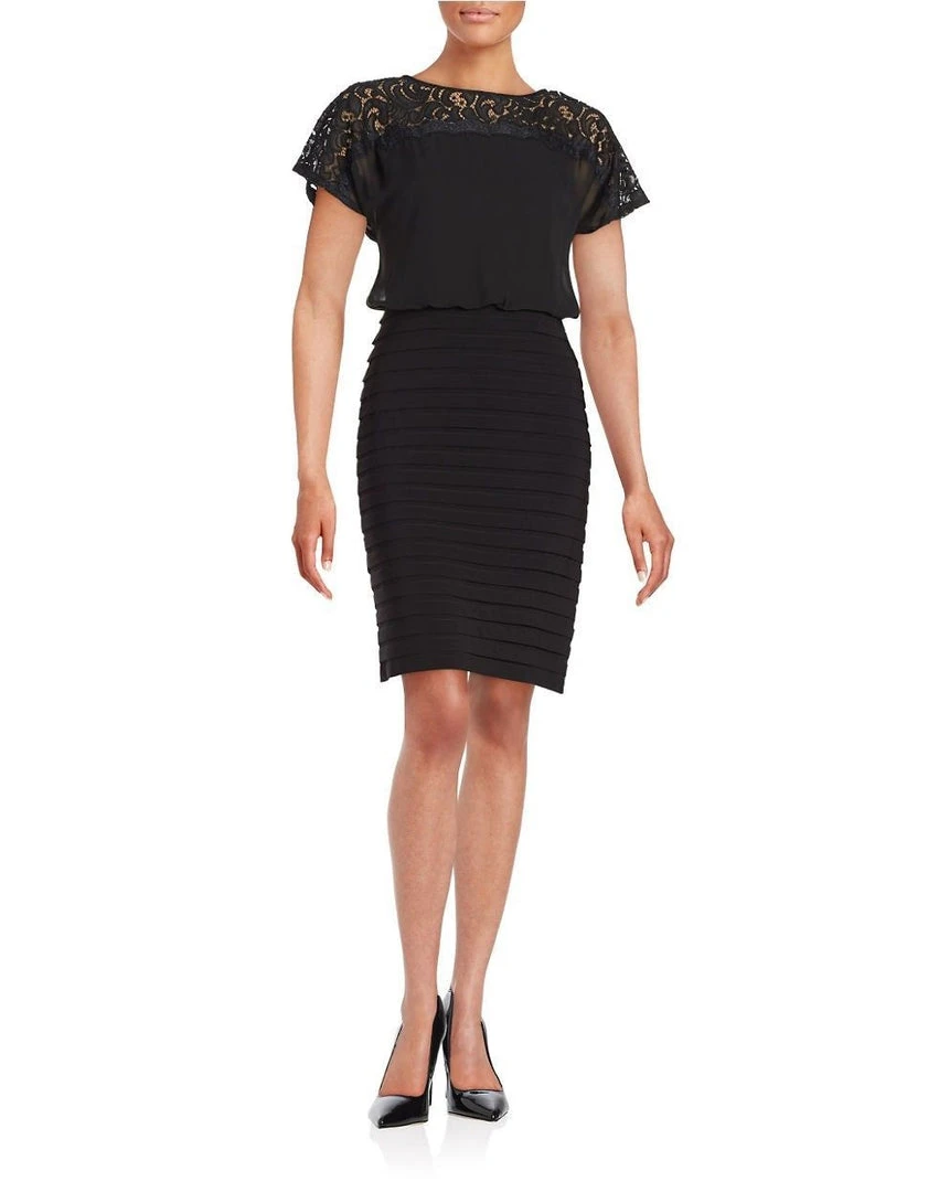 Adrianna Papell - 14249410 Illusion Jewel Sheath Dress 4 Adrianna Papell - 14249410 Illusion Jewel Sheath Dress