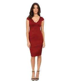 Adrianna Papell - 41910240 Cap Sleeve Ottoman Sheath Dress Cocktail Dresses