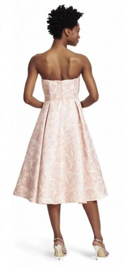 Cocktail Dresses Adrianna Papell - 41911800 Strapless Floral Jacquard Dress