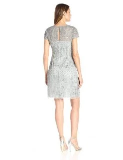 Cocktail Dresses Adrianna Papell - 41926810 Cap Sleeve Rivulet Beaded Sheath Dress 21 Cocktail Dresses Adrianna Papell - 41926810 Cap Sleeve Rivulet Beaded Sheath Dress