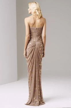 Adrianna Papell - 91869580 Bead Embellished Sweetheart Chiffon Dress Formal Gowns