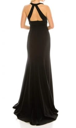 Formal Gowns Adrianna Papell - 91884490 V-Neck Long Dress