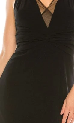 Formal Gowns Adrianna Papell - 91884490 V-Neck Long Dress