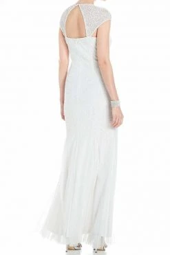 Formal Gowns Adrianna Papell - 91888730 Beaded And Sequined Square Trumpet Dress