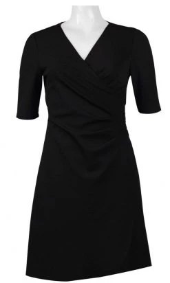 Adrianna Papell - AP1D100146 V-Neck Short Sleeve Dress 10 Adrianna Papell - AP1D100146 V-Neck Short Sleeve Dress