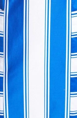 Adrianna Papell - AP1D100963 Stripe Print Cotton Dress