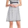 Adrianna Papell - AP1D101945 Lace Jewel Neck A-line Dress Cocktail Dresses