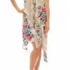 Adrianna Papell - AP1D102209 Floral High Low Dress Cocktail Dresses
