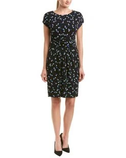 Adrianna Papell - AP1D102275 Polka Dot Jewel Cocktail Dress Cocktail Dresses