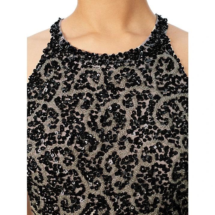 Adrianna Papell - AP1E200183 Swirl Motif Sheath Dress Cocktail Dresses 6 Adrianna Papell - AP1E200183 Swirl Motif Sheath Dress Cocktail Dresses