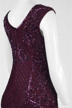 Adrianna Papell - AP1E200211 Sequined Keyhole Trumpet Gown 7 Adrianna Papell - AP1E200211 Sequined Keyhole Trumpet Gown