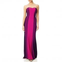 Formal Gowns Adrianna Papell - AP1E200919 Color Block Jersey Dress