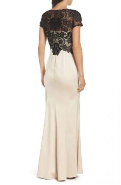 Adrianna Papell - AP1E201377 Floral Lace Sheath Dress Formal Gowns