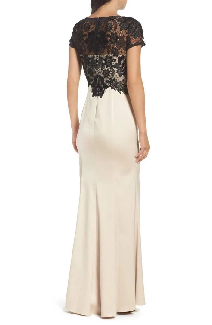 Adrianna Papell - AP1E201377 Floral Lace Sheath Dress Formal Gowns 4 Adrianna Papell - AP1E201377 Floral Lace Sheath Dress Formal Gowns