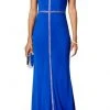 Formal Gowns Adrianna Papell - AP1E202052 Jewel Neck Fitted Jersey Gown