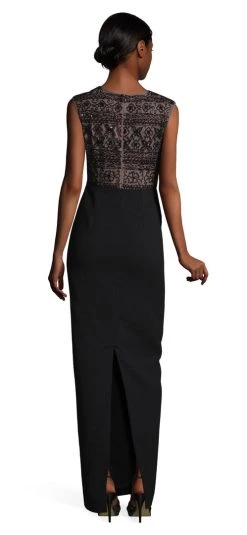 Formal Gowns Adrianna Papell - AP1E203663 Beaded Jewel Sheath Dress