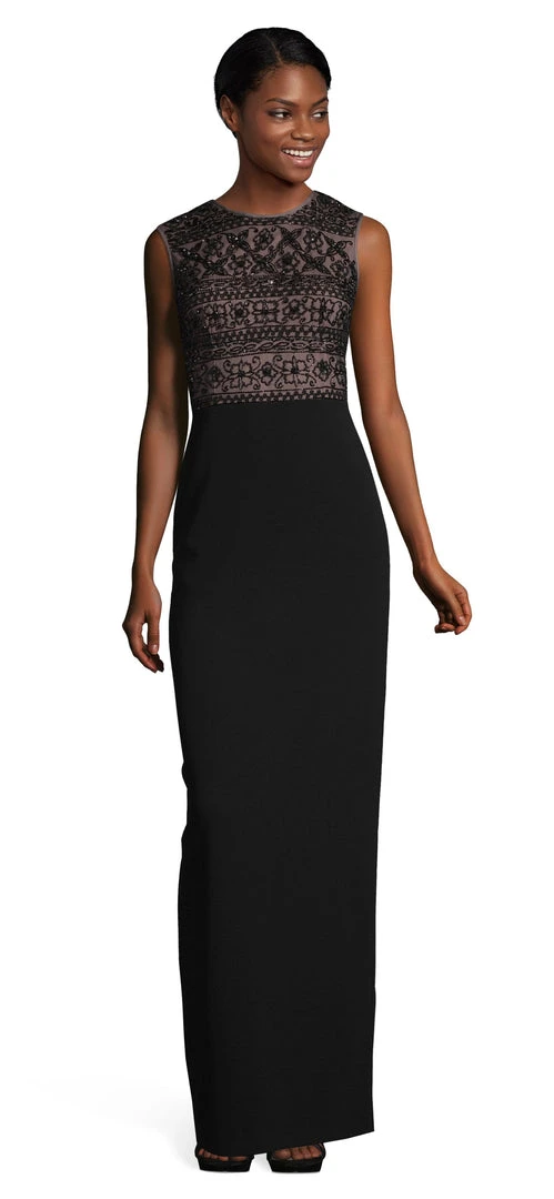 Formal Gowns Adrianna Papell - AP1E203663 Beaded Jewel Sheath Dress 5 Formal Gowns Adrianna Papell - AP1E203663 Beaded Jewel Sheath Dress