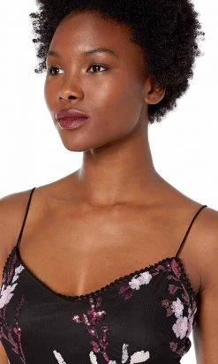 Adrianna Papell - AP1E205209 Tea Length Floral Sequined Trumpet Dress Cocktail Dresses