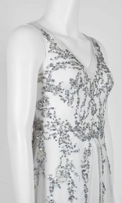 Adrianna Papell - AP1E206320 Embellished V Neck Jumpsuit 11 Adrianna Papell - AP1E206320 Embellished V Neck Jumpsuit