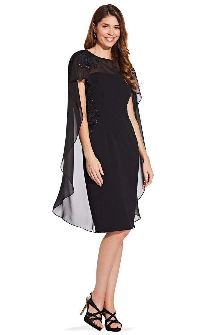 Cocktail Dresses Adrianna Papell - AP1E206417 Knee Length Beaded Soutache Dress 5 Cocktail Dresses Adrianna Papell - AP1E206417 Knee Length Beaded Soutache Dress