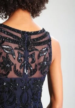 Adrianna Papell - Bateau Neckline Embellished Cocktail Dress AP1E200154 7 Adrianna Papell - Bateau Neckline Embellished Cocktail Dress AP1E200154