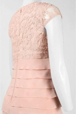 Adrianna Papell - Cap Sleeve Lace Tiered Dress 12245260 Cocktail Dresses