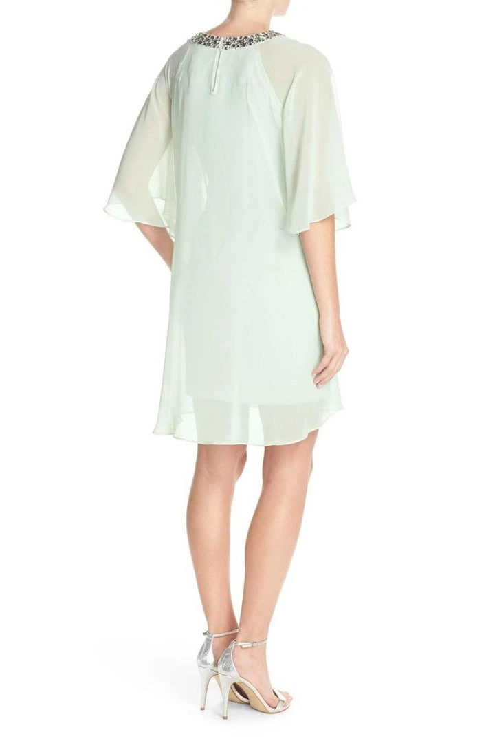 Adrianna Papell - Chiffon Overlay Tent Dress 12261960 4 Adrianna Papell - Chiffon Overlay Tent Dress 12261960
