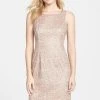 Adrianna Papell - Crochet Lace Short Dress 41889110