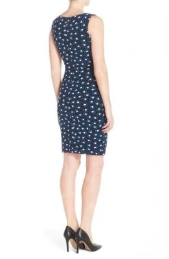 Adrianna Papell - Cross Pleated Dress 15247380