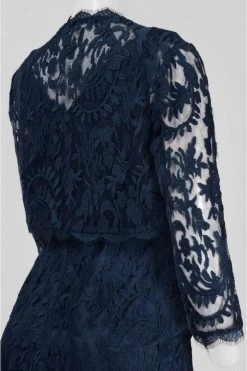 Adrianna Papell - Embellished V-Neck Sheath Dress 15253710 Cocktail Dresses