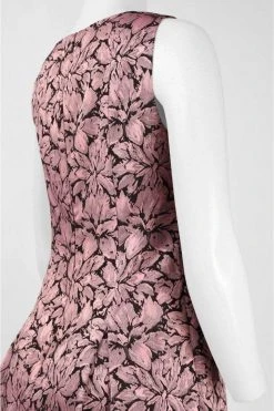 Adrianna Papell - Floral Print Jacquard Short Dress 15252820 11 Adrianna Papell - Floral Print Jacquard Short Dress 15252820