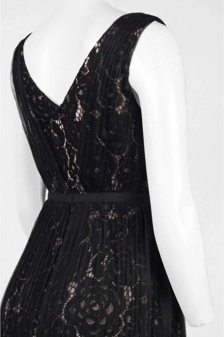 Cocktail Dresses Adrianna Papell - Lace V-Neck Dress AP1D100192 5 Cocktail Dresses Adrianna Papell - Lace V-Neck Dress AP1D100192