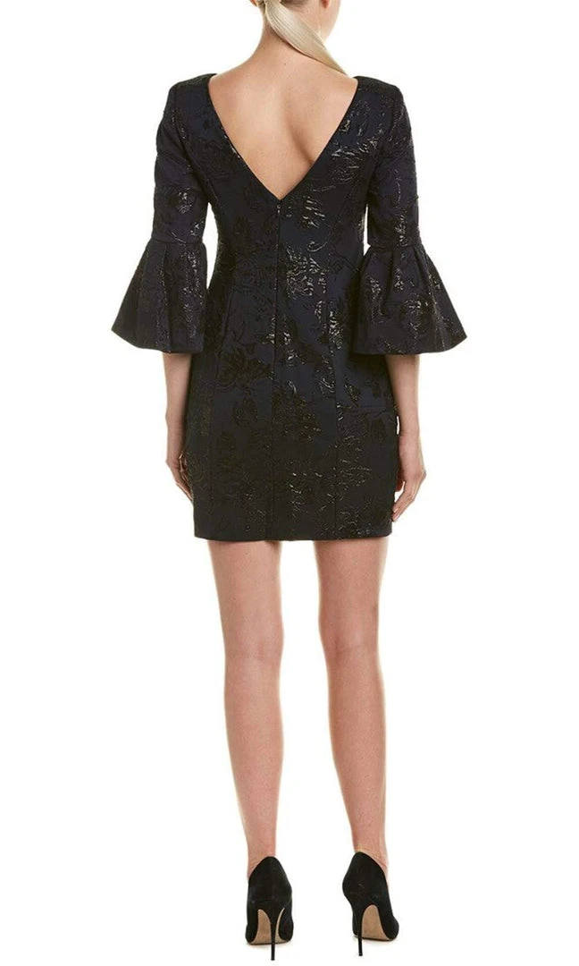 Cocktail Dresses Adrianna Papell - MN2E203554 Bell Sleeve Short Dress 4 Cocktail Dresses Adrianna Papell - MN2E203554 Bell Sleeve Short Dress