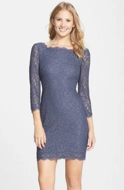 Adrianna Papell - Quarter Length Sleeve Lace Dress 41864780 Cocktail Dresses 22 Adrianna Papell - Quarter Length Sleeve Lace Dress 41864780 Cocktail Dresses