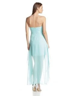 Adrianna Papell - Rosette Applique High Low Dress 231M51350