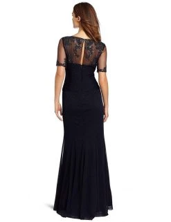 Formal Gowns Adrianna Papell - Ruched V-Neck Dress 81870060
