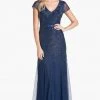 Formal Gowns Adrianna Papell - Sequined V Neck Long Dress 91885900 1 Formal Gowns Adrianna Papell - Sequined V Neck Long Dress 91885900