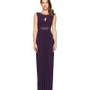 Formal Gowns Adrianna Papell - Sleeveless Ruched Long Gown AP1E201175 1 Formal Gowns Adrianna Papell - Sleeveless Ruched Long Gown AP1E201175