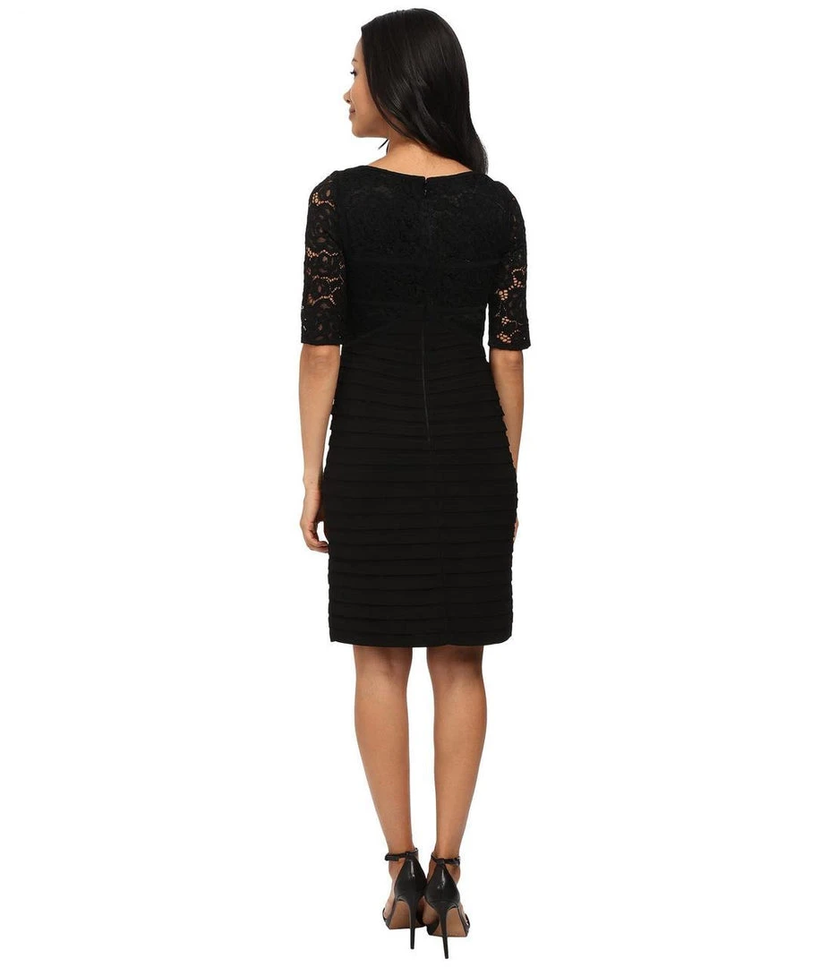 Adrianna Papell - V-Neck Sheath Dress 14249310 4 Adrianna Papell - V-Neck Sheath Dress 14249310