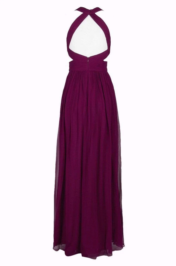 Formal Gowns Aidan Mattox - 54456770 Plunging Cutout A-Line Flowing Silk Dress 5 Formal Gowns Aidan Mattox - 54456770 Plunging Cutout A-Line Flowing Silk Dress