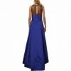 Formal Gowns Aidan Mattox - 54467610 Halter Neck Pleated Organza A-line Dress