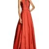 Aidan Mattox - 54467610 Sleeveless Illusion Taffeta Evening Gown