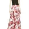 Aidan Mattox - 54471220 Scoop Floral Print A-Line Long Dress