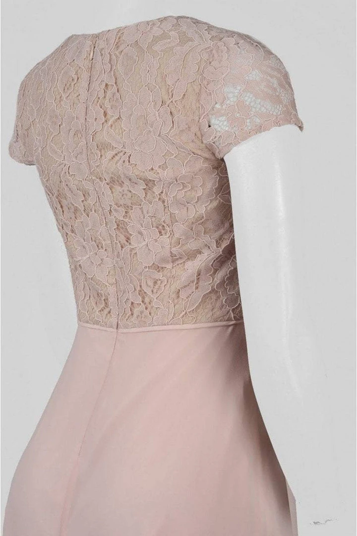 Formal Gowns Aidan Mattox - Aidan By MN1E200675 Lace V-neck Chiffon A-line Dress 6 Formal Gowns Aidan Mattox - Aidan By MN1E200675 Lace V-neck Chiffon A-line Dress