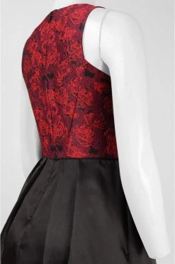 Formal Gowns Aidan Mattox - Bateau Neck Organza A-line Dress 151A11030 5 Formal Gowns Aidan Mattox - Bateau Neck Organza A-line Dress 151A11030