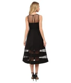 Aidan Mattox - Bateau Neck Ottoman Dress 54466240 Cocktail Dresses