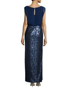 Aidan Mattox - Embellished Bateau Neck Dress 251704850 Formal Gowns