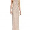 Formal Gowns Aidan Mattox - Embellished Bateau Neck Dress 54468710